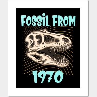 Fossil from 1970 funny Birthday Gift Posters and Art